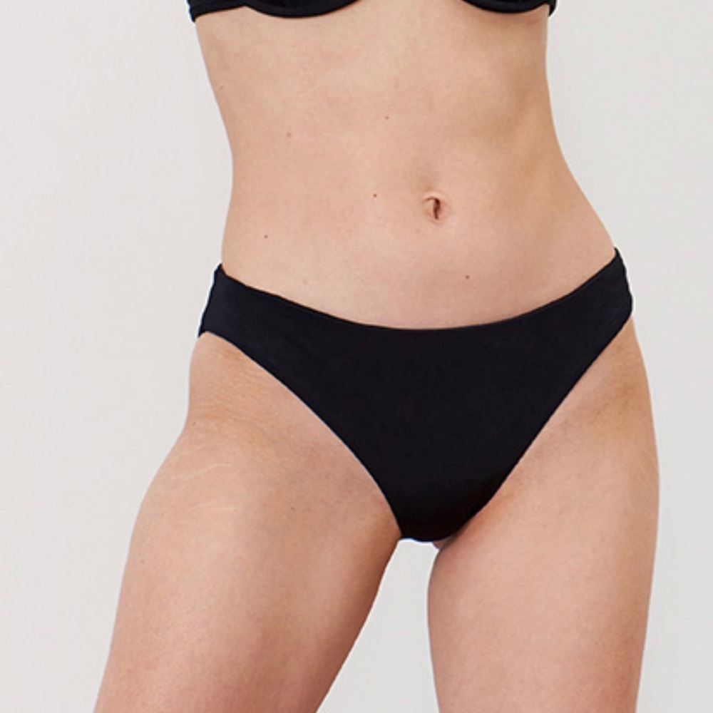 NWT Mara Hoffman Dori Black Bikini Swimsuit Bottom size S - Picture 4 of 8